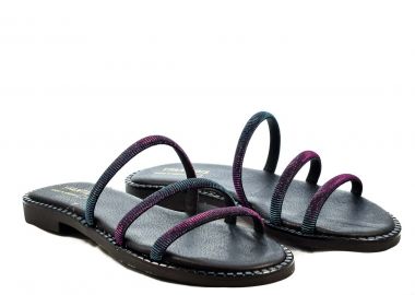 Σανδάλια γυναικεία | Υφαντίδης | 1991177 | Ιριδίζον Μαύρο - Υφαντίδης - 